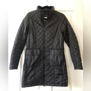 Black quilted Northface Coat/Jacket